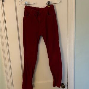 H&M Boys’ Vibrant Red Corduroy Trousers